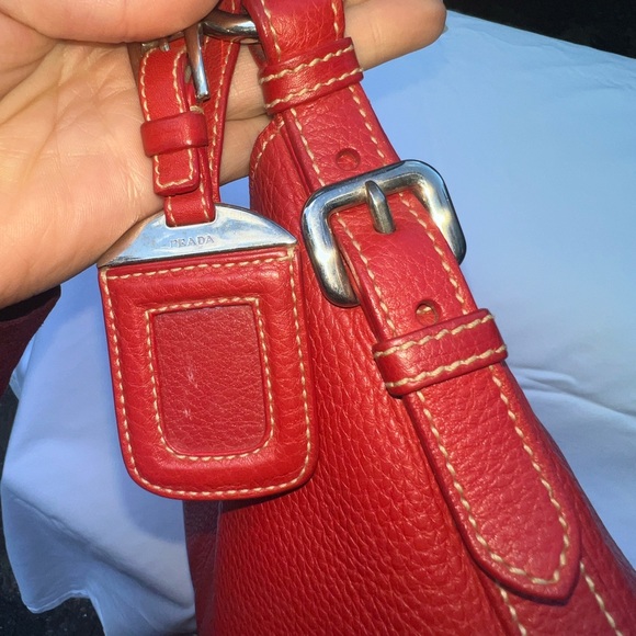 Prada Vitello Daino Rope Knot Shoulder Bag Ref Hobo (authentic) - Picture 3 of 8